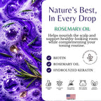 Rosemary Purple Shampoo & Purple Hair Mask Conditioner Set, Sulfate-Free