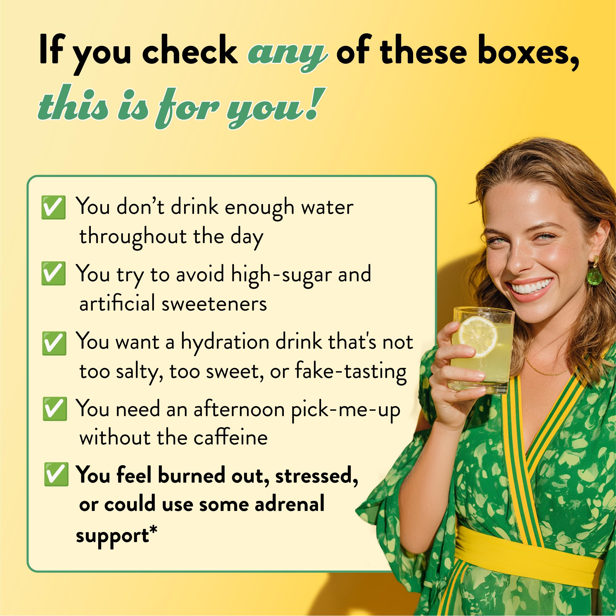 Legendairy Milk She's Thirsty Lemon Lime, No Sugar Added Electrolytes Powder Packets Coconut Water Mix for Women, Instant Hydration Packets, Immune Support, Pregnancy Safe, 18 Ct