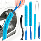 Drain Brush，Dryer Vent Cleaner Kit，Refrigerator Coil Cleaning Brush，Includes Dryer Vent Brush, lint Brush for Dryer, Drain Cleaning Brush, and Appliance Brush Set for All Your Home Cleaning Needs