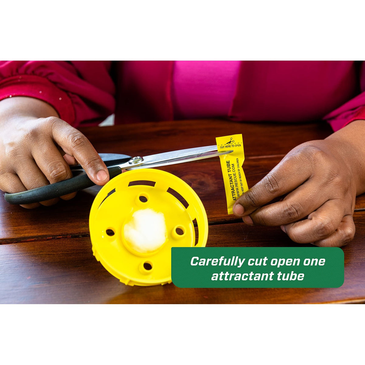 RESCUE! Yellowjacket Attractant – for RESCUE! Reusable Yellowjacket Traps – 4 Week Supply - 2 Pack