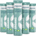 Cliganic Organic Cotton Rounds (300 Count) Makeup Remover Pads, Hypoallergenic, Lint-Free | 100% Pure Cotton