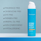 Buy now Neutrogena Hydro Boost Hyaluronic Acid Face Moisturizer with Broad Spectrum SPF 50 Sunscreen, Non-Greasy, Fragrance Free Daytime Facial Moisturizer to Hydrate & Soothe Dry Skin, 1.7 fl. oz at indiglob india