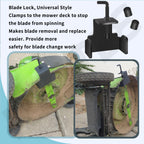 490-850-0005 Universal Mower Blade Removal Tool/Lawn Mower Blade Clamp Compatible with MTD 21" Walk Behind and Riding Lawn mowers, Fits for 11A-B13M729, 13A326JC058, 13AX935T004, 339079