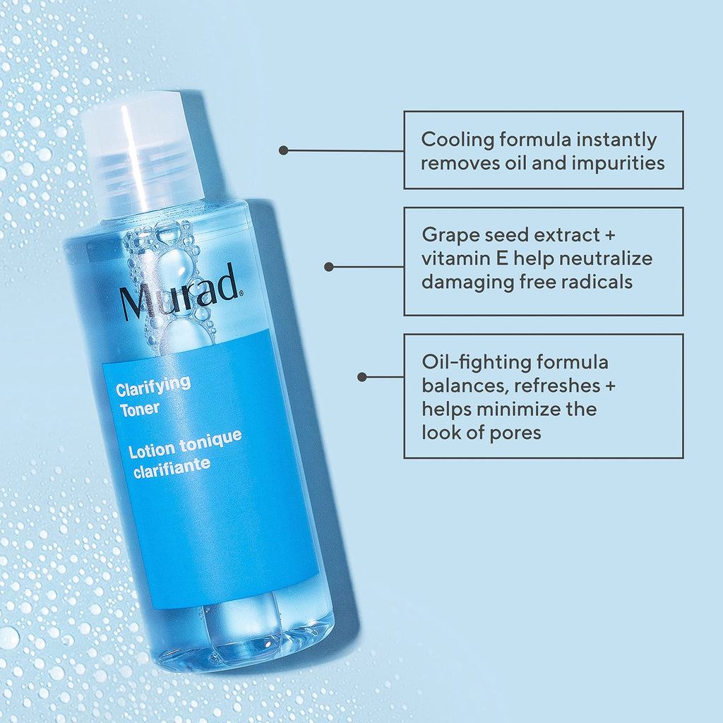 Murad Clarifying Toner - Witch Hazel for Minimizing Pores - 6 Fl Oz