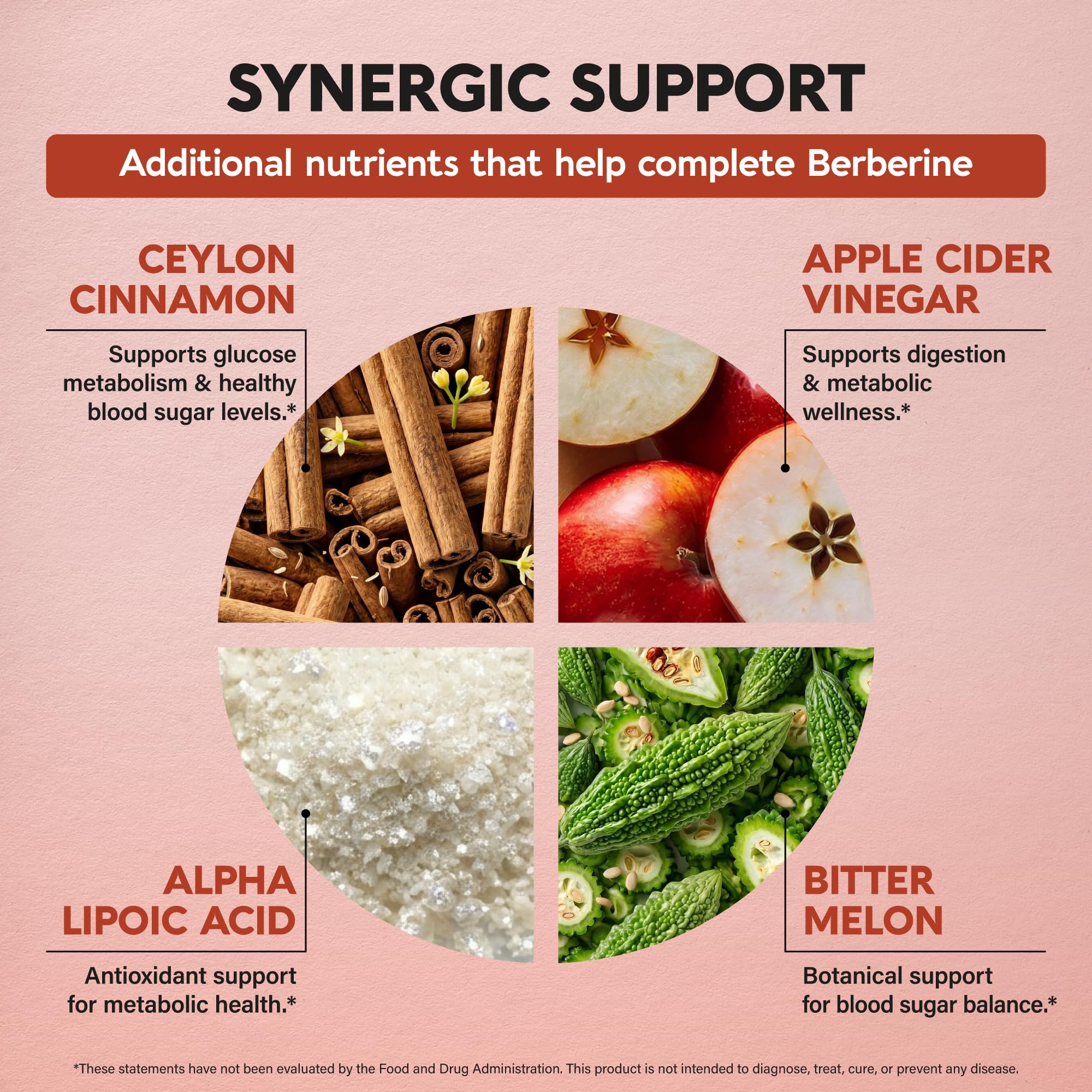 Berberine with Ceylon Cinnamon, Bitter Melon, Hawthorn & Turmeric - 60 Caps | 15in1 Supplement with ACV, Citrus Bergamot - Heart, Metabolism & Energy Support - for Men & Women - Vegan, 60-Day Supply
