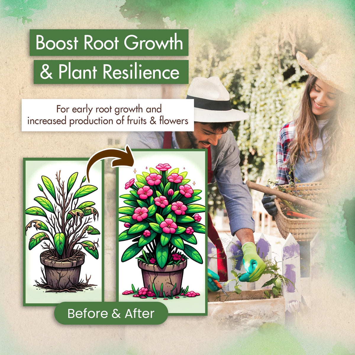Triple Super Phosphate 0-46-0 Fertilizer, high Phosphorus Fertilizer Stronger Roots & Flower Formation, Ideal Super Phosphate for Plants - Flowers, Fruits, Vegetables & Turf, 5 lb