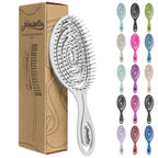 Buy now Ninabella Detangle Hair Brush for Women & Men - Does not Pull - Straightening Brushes for Straight & Curly Hair - Unique Spiral Detangling Hairbrush - Green at indiglob india