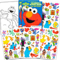 70+ Sesame Street Temporary Tattoos Kids Coloring Book Party Favors Bundle