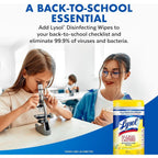 Buy now Lysol Disinfecting Wipes Bundle, Home Apartment Dorm Room Essentials and Cleaning Supplies, All Purpose Cleaner, Multi-surface Cleaning Wipes, Lemon and Lime Sanitizing Wipes Bundle, 80 Count at indiglob india