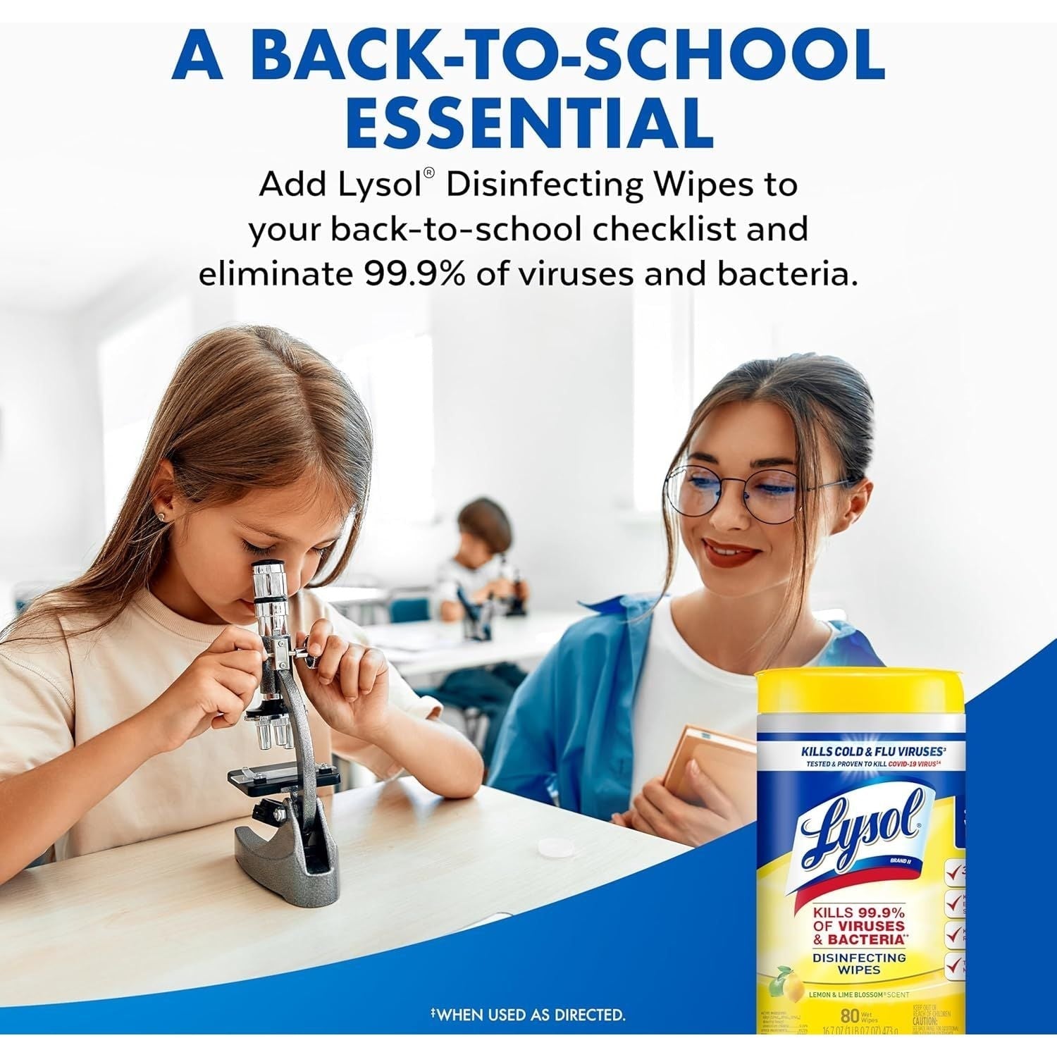 Buy now Lysol Disinfecting Wipes Bundle, Home Apartment Dorm Room Essentials and Cleaning Supplies, All Purpose Cleaner, Multi-surface Cleaning Wipes, Lemon and Lime Sanitizing Wipes Bundle, 80 Count at indiglob india
