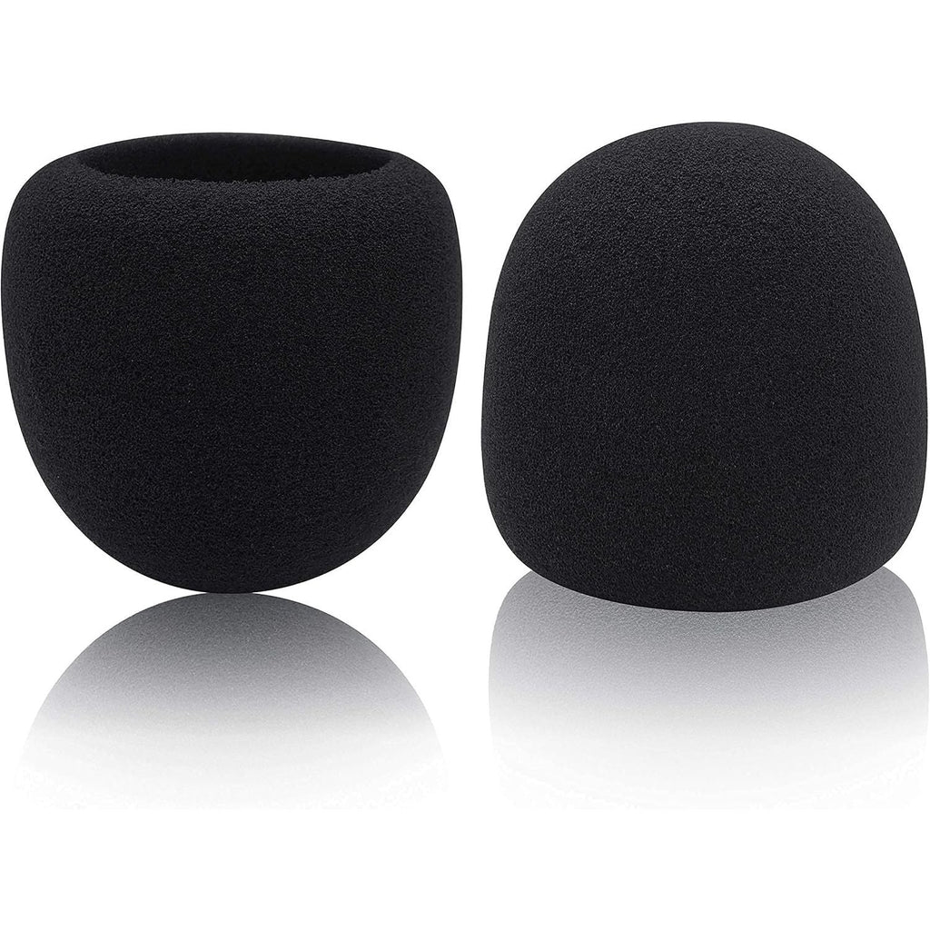 Buy now Foam Microphone Windscreen for Blue Yeti - Professional Pop Filter for 2.5 Inch Diameter Microphones Sponge Mic Cover 2Pcs at indiglob india