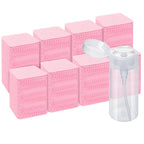 1080PCS Lint Free Nail Wipes with Pump Dispenser | Gel Nail Polish Remover Pads Soft Non-Woven Nail Wipes for Nail Polish Remove and Acrylic Nail Supplies