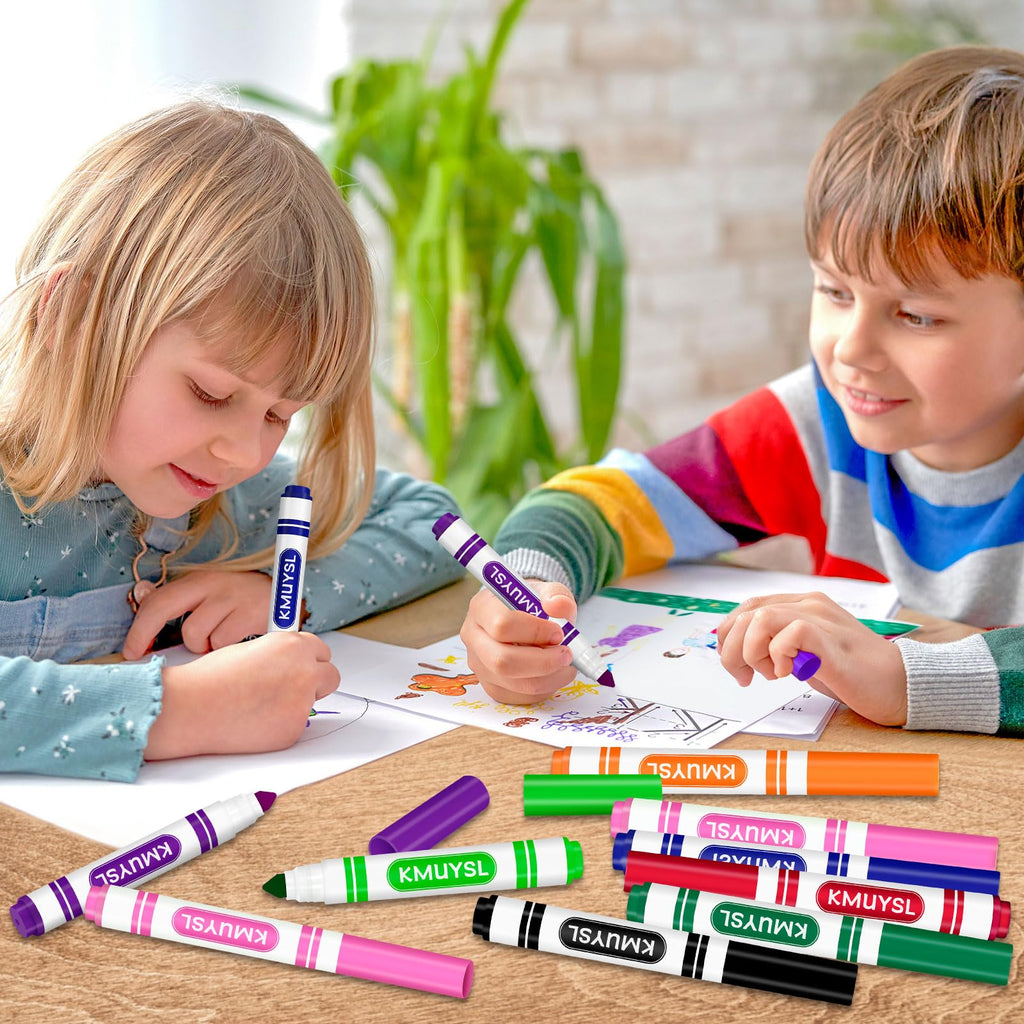 KMUYSL Washable Markers Bulk, 16 Colors, 256 Count