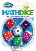 Buy now ThinkFun Math Dice Junior Game - Engaging Math Skills Builder | Perfect for Kids Aged 6+ | Aids in Mental Agility | Toy of The Year Nominee at indiglob india