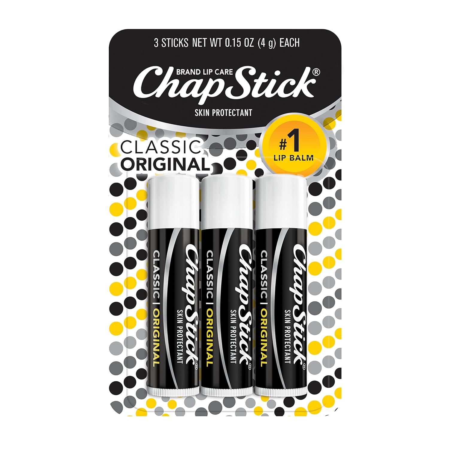 Buy now ChapStick Classic Original Lip Balm Tubes, Lip Care - 0.15 Oz (Pack of 3) Classic Original 3 Count (Pack of 1) at indiglob india