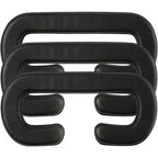Buy now SATINIOR 4 Pack 11 mm PU Leather Foam Face Replacement Face Cushion Sponge Mat Breathable Cover Pad Memory Foam Compatible with Headset, Accessories, Black at indiglob india