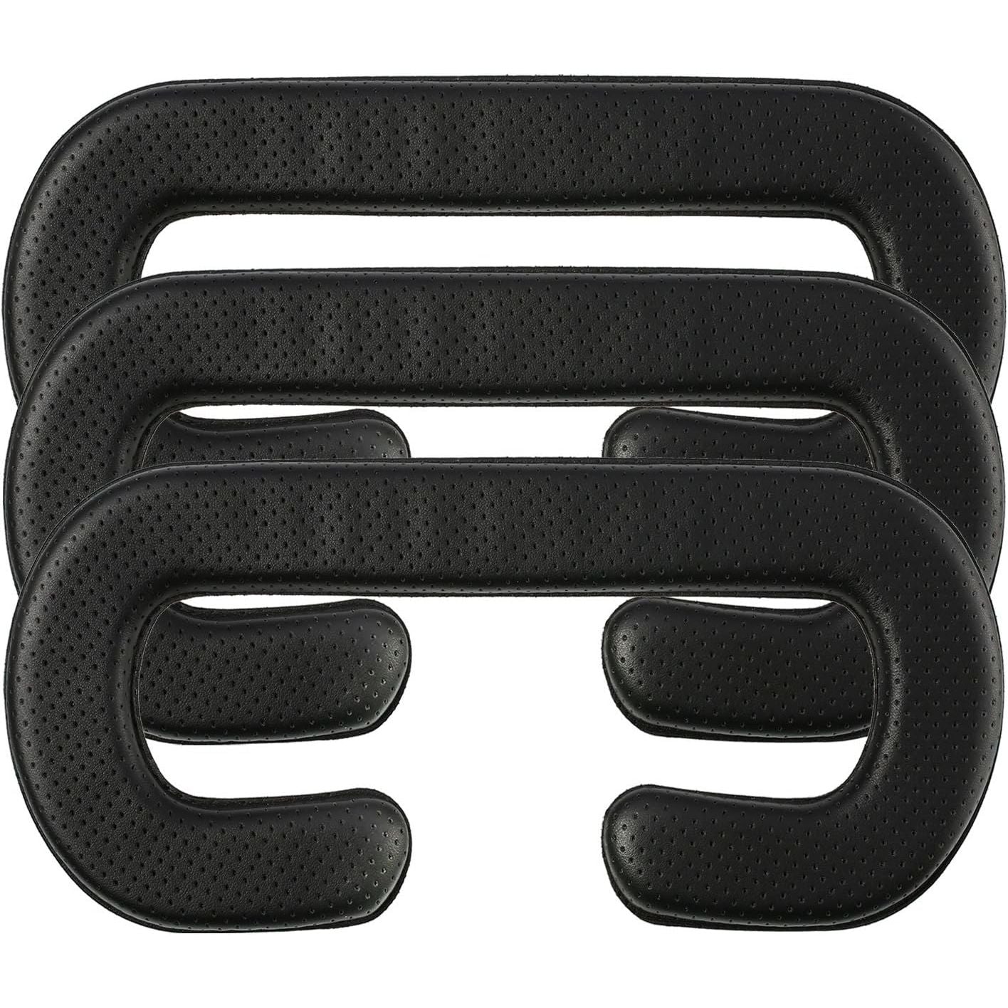 Buy now SATINIOR 4 Pack 11 mm PU Leather Foam Face Replacement Face Cushion Sponge Mat Breathable Cover Pad Memory Foam Compatible with Headset, Accessories, Black at indiglob india