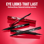 Revlon ColorStay Sharp Line Liquid Eyeliner, Blackest Black, 0.04 fl oz | Waterproof liquid eyeliner with felt tip for sharp, thin-to-thick lines. Smudge-proof, long-lasting.