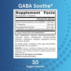 Buy now Jarrow Formulas GABA Soothe - 30 Veggie Caps - Supports Focus, Relaxation & Resistance to Stress - with Theanine & Ashwagandha Extract - 30 Servings at indiglob india