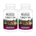Host Defense Turkey Tail, Digestive & Immune, 240 (2 Units of 120 Ct) | Digestive, Gastrointestinal, Immune Response, and Gut Microbiome Support, Turkey Tail Mushroom Supplement, 60 Servings Each