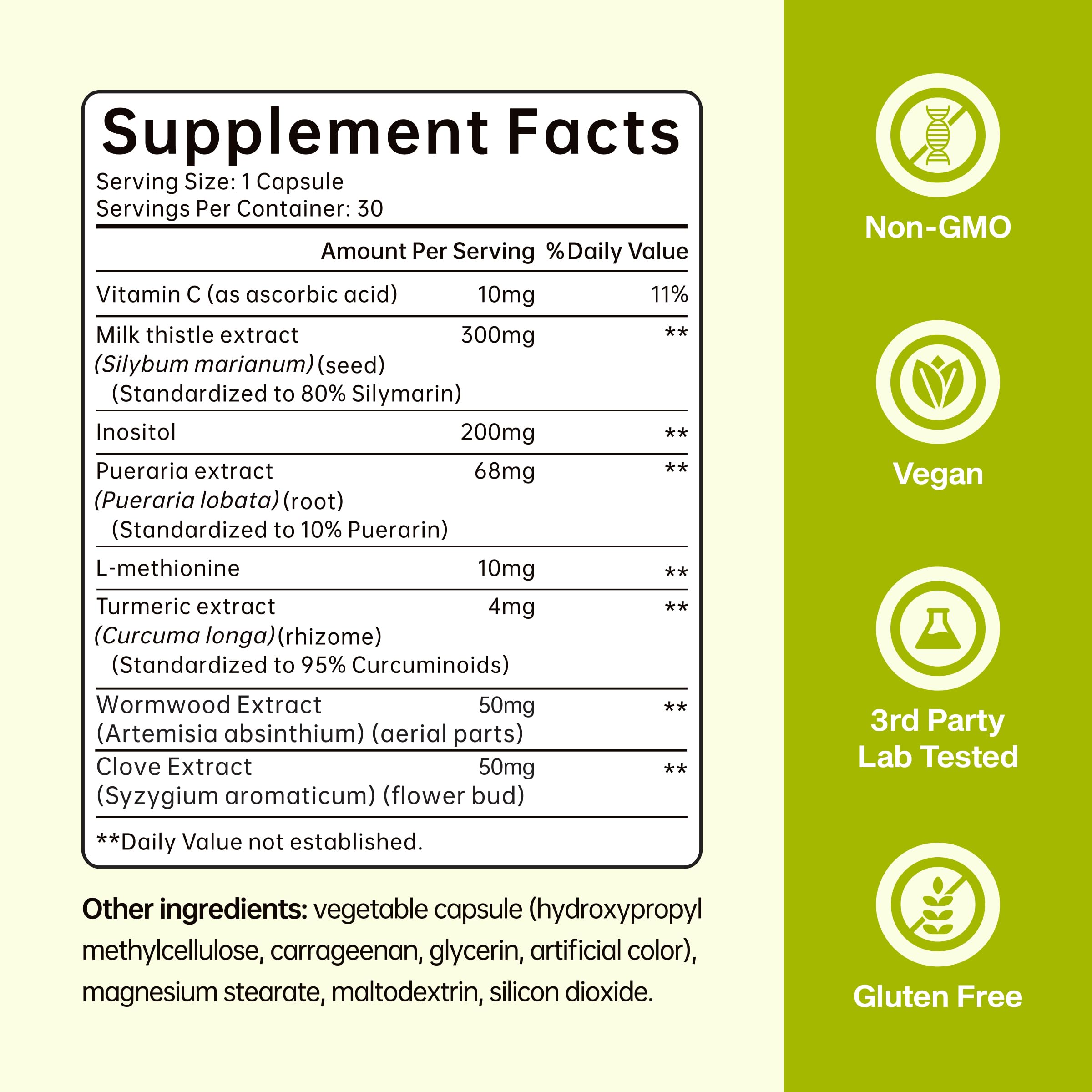 Uvola Milk Thistle Liver Detox - 100% Natural Vegan Support - 60 Capsules | Official Brand, Silymarin, 8 In 1 Blend, Non-GMO, Gluten-Free, Soy-Free, Antioxidant Support, Health Detox