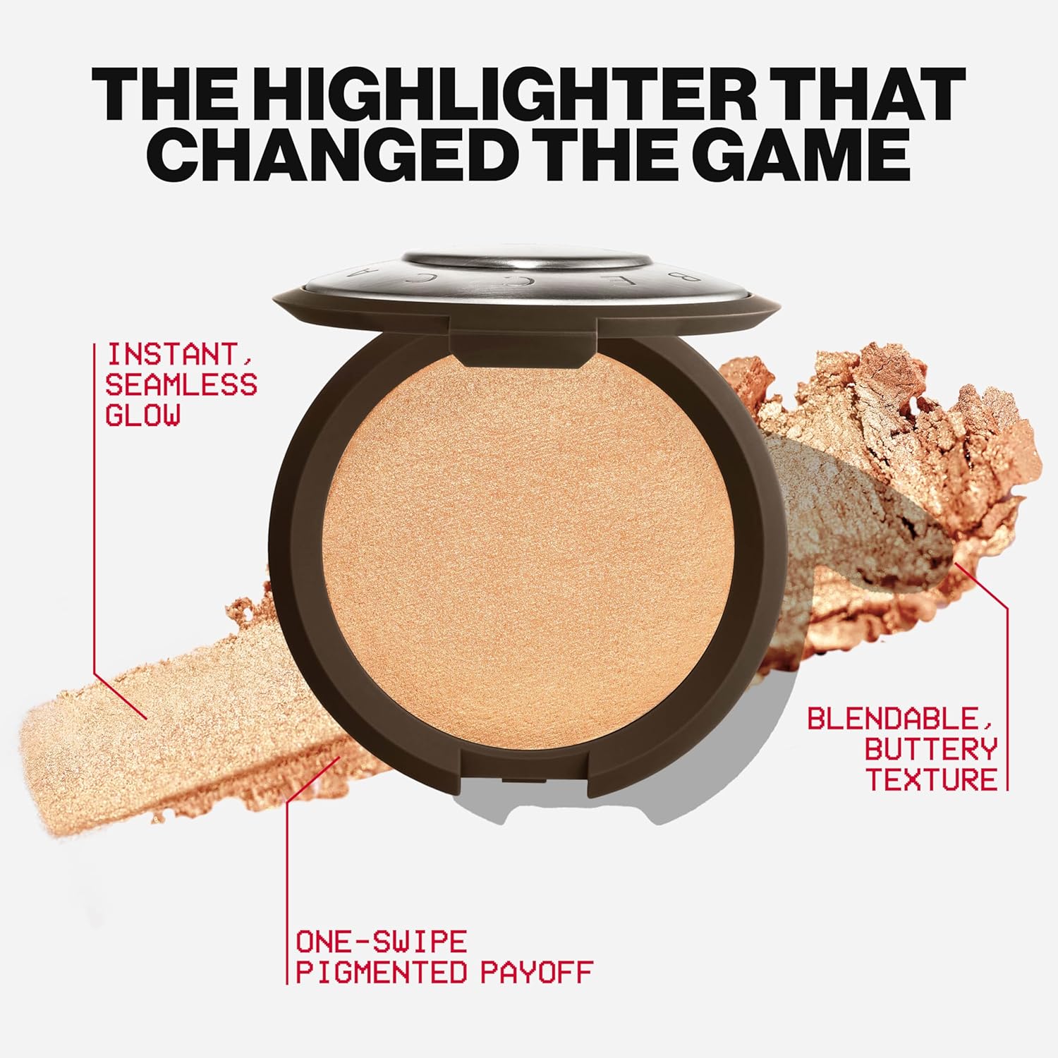 Buy now Smashbox X BECCA Shimmering Skin Perfector Pressed Highlighter | Creamy Formula that Melts into Skin for a Natural, Radiant, Glow-Boosting Highlight at indiglob india