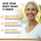 Vitamin D3 K2 USDA Organic Drops - Vitamin D3 10000 IU & K2 120mcg - 2 OZ | Immune & Mood Support, Bone & Teeth Health - Sugar-Free, Orange Flavor - Liquid Supplement for Men & Women - 60-Day Supply
