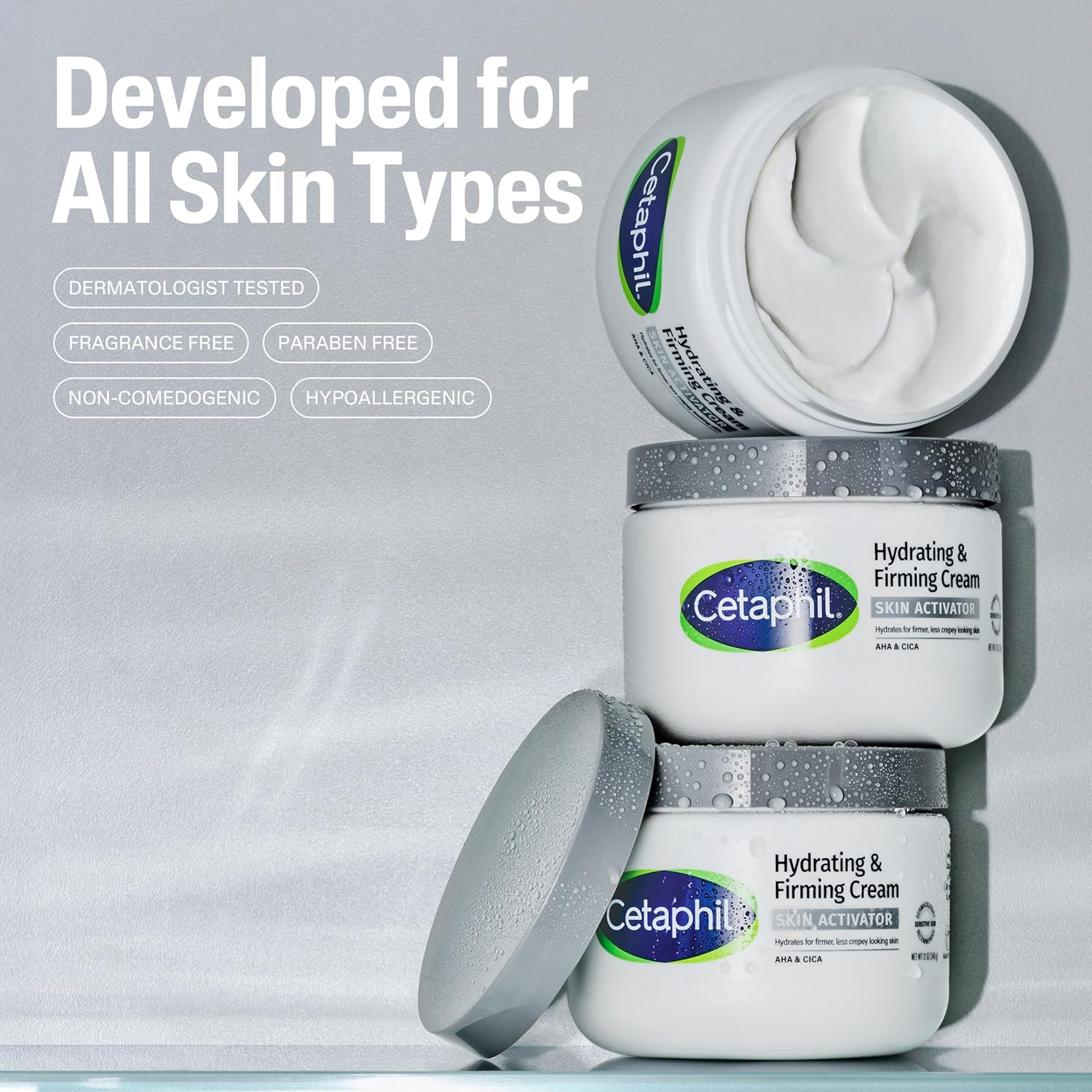 Buy now Cetaphil Skin Activator Hydrating & Firming Body Cream 12oz, Mandelic Acid (AHA) and Centella Asiatica (CICA) Cream, Hydrates and Firms Aging Skin, Anti-Aging Skincare, 12 oz at indiglob india