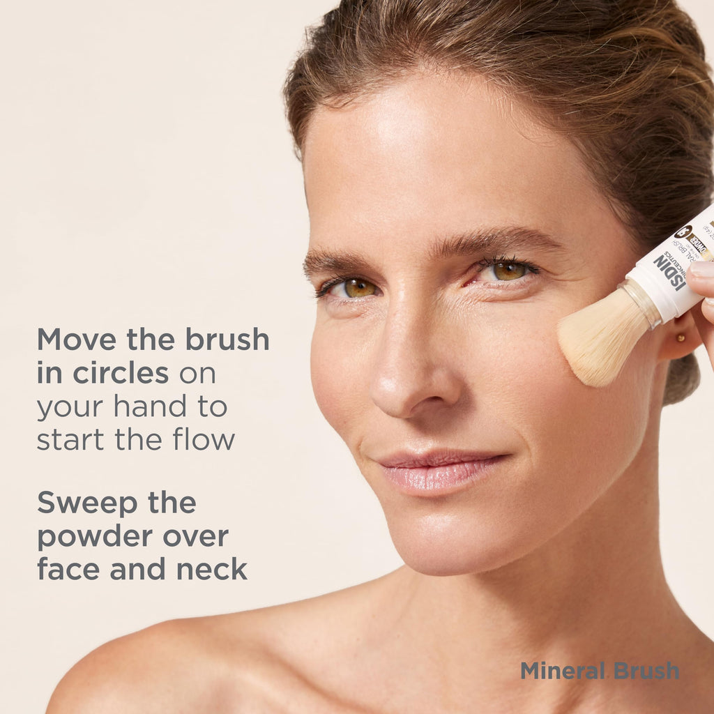 ISDIN Isdinceutics Mineral Brush-On Powder Sunscreen SPF 50, 0.14 oz