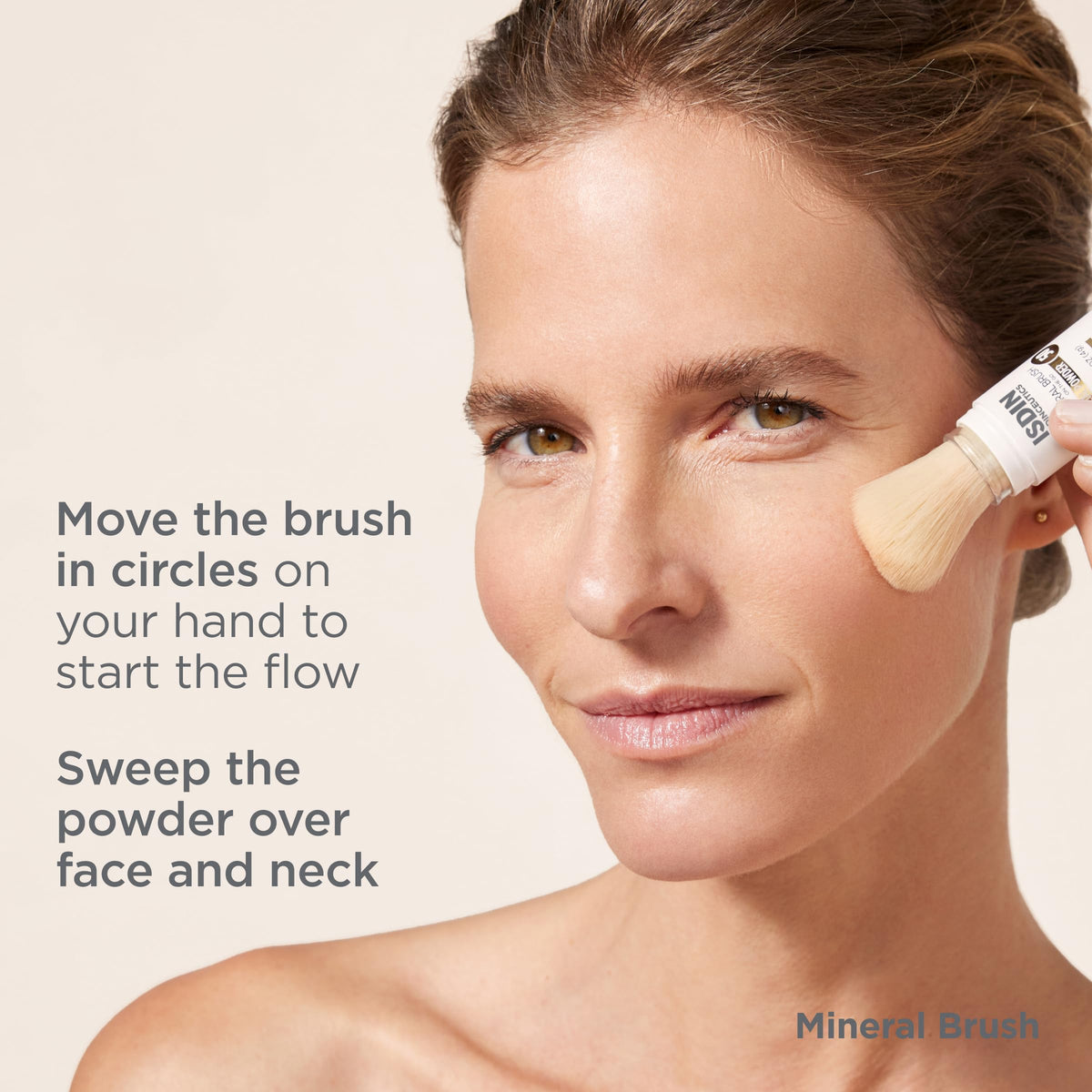 ISDIN Isdinceutics Mineral Brush-On Powder Sunscreen SPF 50, 0.14 oz