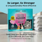 Uproot Clean Washing Machine Cleaner Tablets Turbo 5xStronger, 12 mo supply