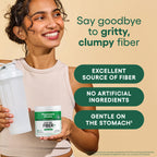 Physician's CHOICE Easy Mix Fiber for GLP-1 Support - No Grit & Sugar Free - Daily Prebiotic Soluble Fiber Powder Supplement - Digestive Health & Regularity - for Women and Men - Unflavored - 7.1oz