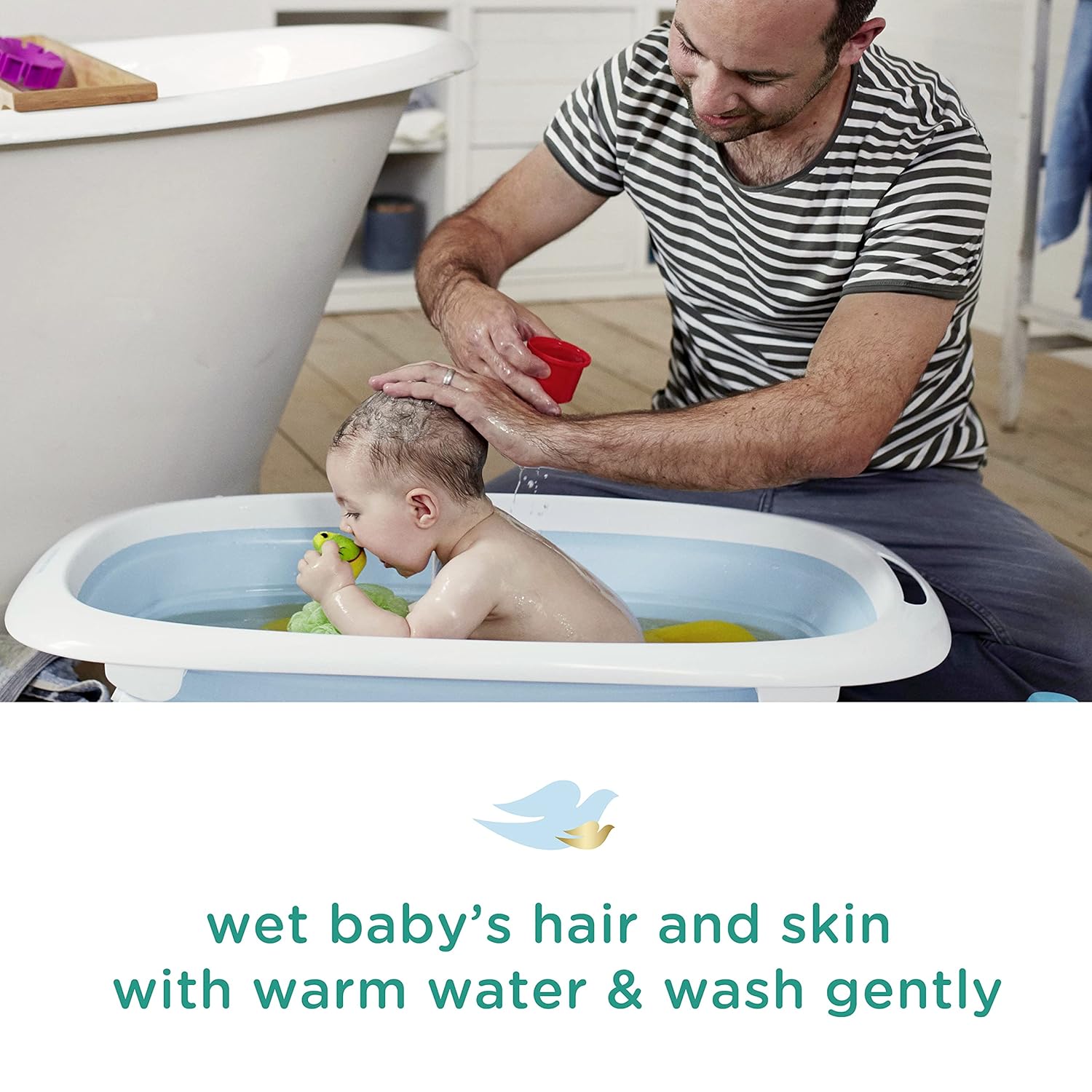Buy now Baby Dove Sensitive Skin Care Baby Wash For Bath Time, Moisture Fragrance Free and Hypoallergenic, Washes Away Bacteria 20 oz at indiglob india