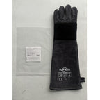 Buy now RAPICCA Animal Handling Gloves Bite Proof Reinforced Leather Padding Dog,Cat Scratch,Bird Handling Falconry Gloves Grabbing,Reptile Squirrel Snake Bite 22in Grey-Black at indiglob india