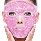 Buy now Cold Face Eye Mask Ice Pack Reduce Facial Puff, Dark Circles, Gel Hot Heat Cold Compress Pack, Face SPA Gift for Woman Sleeping, Pressure, Headaches, Skin Care, Post Laser Cosmetic Care[Blue] at indiglob india
