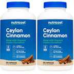 Nutricost Ceylon Cinnamon Capsules (240 Capsules) 1200mg per Serving | Gluten-Free