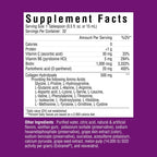Rejuvicare Liquid Collagen Beauty Formula with Amino Acids, Protein and Biotin, Delicious Grape Flavor, Purple 16 oz ,32 servings