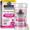 Garden of Life Once Daily Dr. Formulated Probiotics for Women 50 Billion CFU 16 Probiotic Strains with Organic Prebiotics for Digestive, Vaginal & Immune Health, Dairy Free, Shelf Stable 30 Capsules