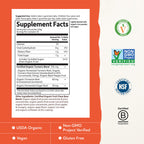 Garden of Life Organics Turmeric Inflammatory Response Gummy - 120 Real Fruit Gummies for Kids & Adults, 50Mg Curcumin (95% Curcuminoids), No Added Sugar, Organic, Non-GMO, Vegan & Gluten Free