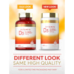Carlyle Vitamin D3 2000IU Softgels | 400 Count | 50 mcg | Non-GMO, Gluten Free Formula | Vitamin D Supplement