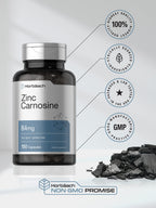 Horbäach Zinc Carnosine Supplement | 84mg per Capsule | 150 Count