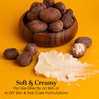 Buy now Raw Shea Butter - 100% Pure African Unrefined Shea Butter for Hair | Skin Moisturizer for Face and Body | with Natural Smoky Scent | Use for Soap Base, DIY Whipped Lotion, Lip Balm - 8 oz Block at indiglob india