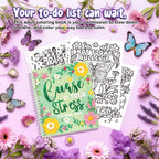 Coloring Books for Adults Relaxation Set of 2, Funny Swear Word Adult Coloring Book for Women, Relaxation Gifts for Women(Floral Design)