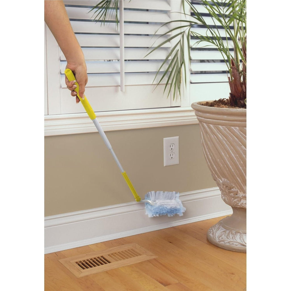 Buy now Swiffer 360 Dusters Extender Kit, 3 Unscented Dusters With Extendable handle (Packaging May Vary) 4 Piece Set at indiglob india