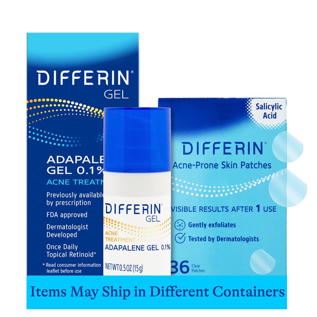 Buy now Differin Acne Treatment Gel, 30 Day Supply, Retinoid Treatment for Face with 0.1% Adapalene, Gentle Skin Care for Acne Prone Sensitive Skin, 15g Tube (Packaging May Vary) at indiglob india