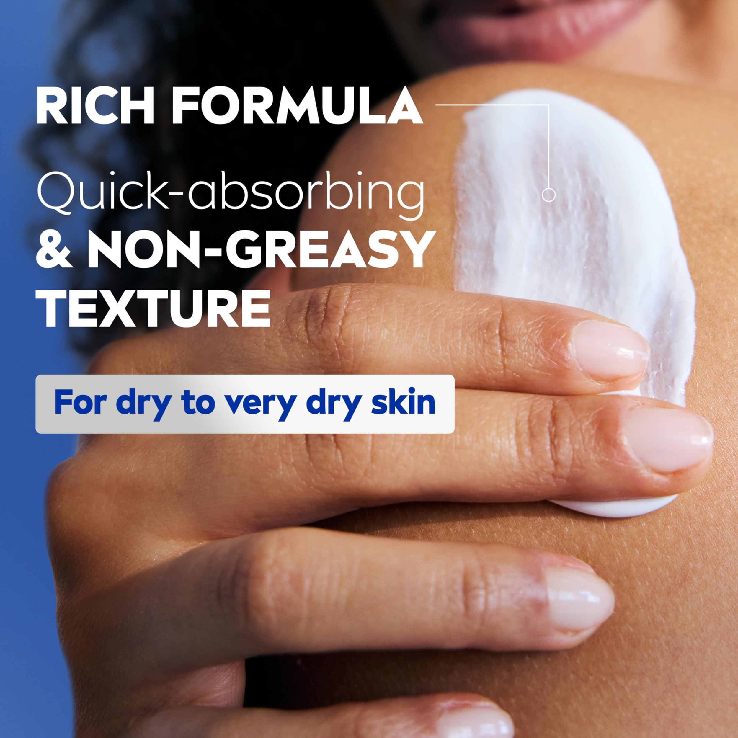 NIVEA Essentially Enriched Body Lotion, Value Pack, 2 x 16.9 FL OZ | Hydrating Body Lotion with Hyaluronic Acid, Almond Oil and Deep Nourishing Serum, For Dry to Very Dry Skin,72-Hour Moisture
