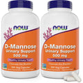Now Foods D-Mannose, 120 Caps 500 mg (Pack of 3)