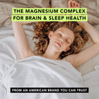 AMANDEAN Magtein Magnesium Complex: L-Threonate, Glycinate, Malate, 90ct | Magnesium L-threonate and glycinate + magnesium malate; 270mg elemental magnesium supplement; sleep, calm