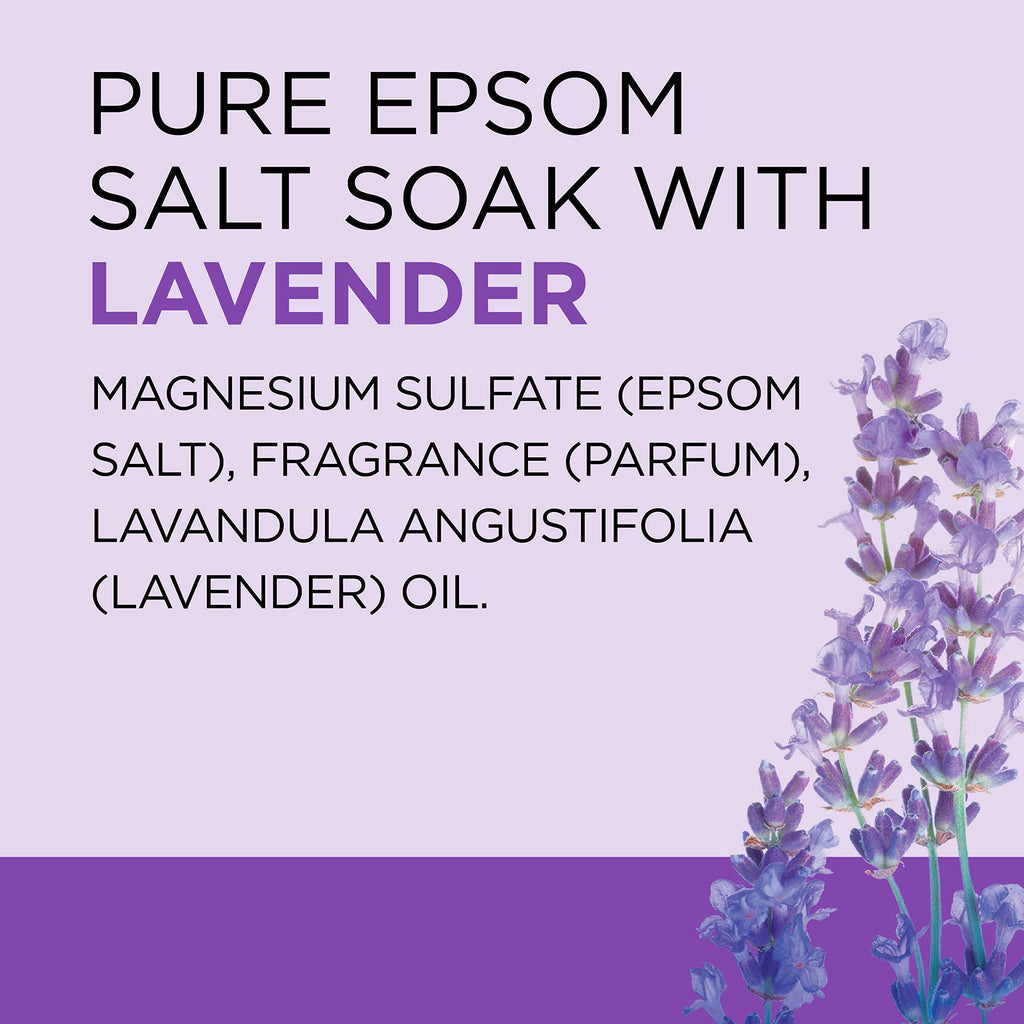Dr Teal's Epsom Salt Soaking Solution, Soothe & Sleep, Lavender, 3lbs
