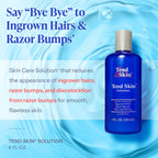 Tend Skin Solution for Razor Bumps and Ingrown Hair, 4 Oz | Solution for Unsightly Razor Burns, Post Shaving and Waxing Toner, Deodorant, Made in USA